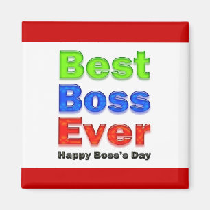 Imã Feliz Chefe do Dia do Melhor Chefe Nunca