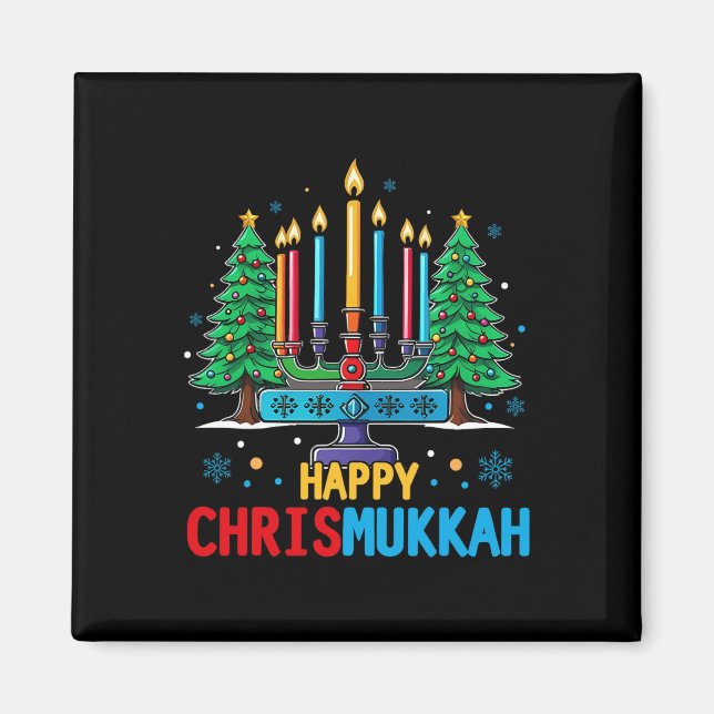 Imã Feliz Chrismukkah Feliz Natal Hanukkah 3 (Frente)