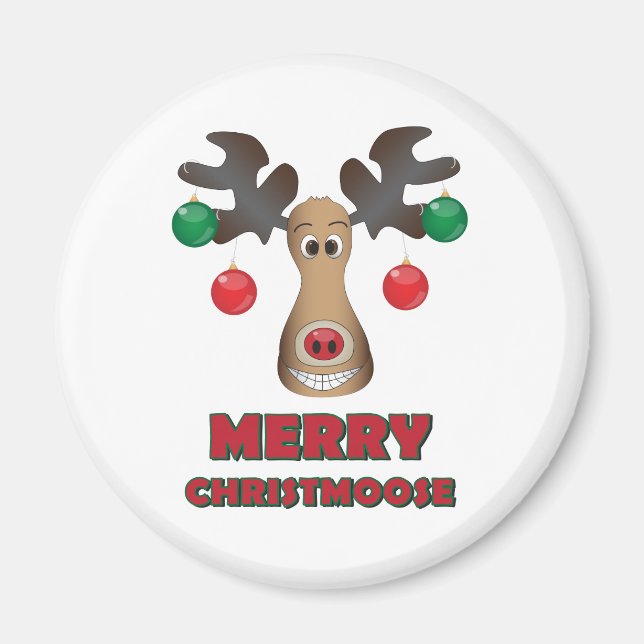 Imã Feliz Christmoose! (Frente)