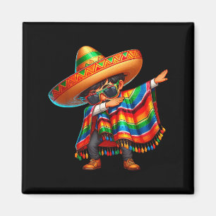 Imã Feliz cinco de maio rapaz fazendo dab mexicano