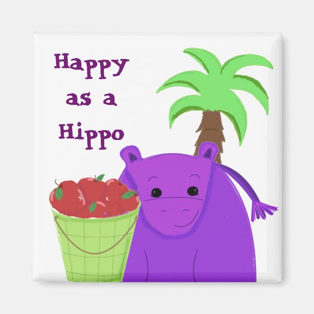 Imã Feliz como um Hipopótamo (Frente)