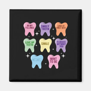 Imã Feliz Coração de São Valentim Dentista Higienista