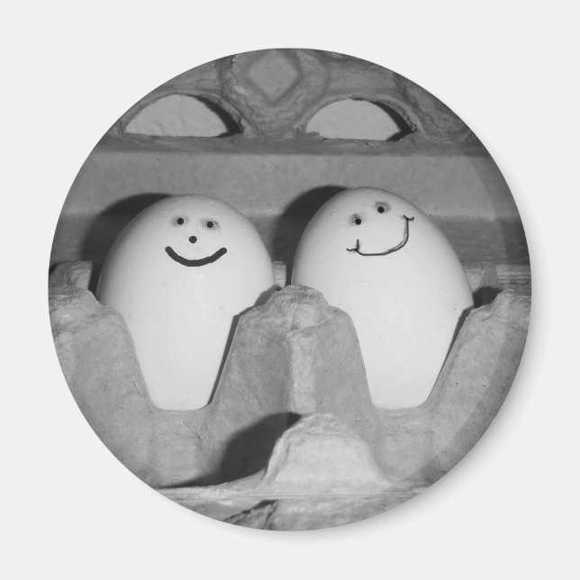 Imã Feliz Cozinha Frigorífica de Ovos! (Frente)