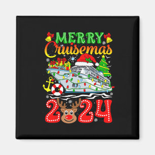Imã Feliz Cruisemas 2024 Cruise Christmas Rudolph Xmas