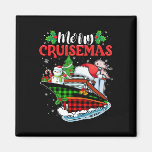 Imã Feliz Cruisemas Família Cruzar Diversão de Natal