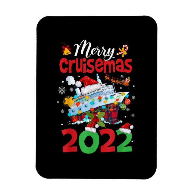 Ímã Feliz Cruisemas Papais noeis Engraçados Xadrez Nat (Vertical)