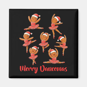 Imã Feliz Dançamas Bailarina de Balle Gingerbread Prof