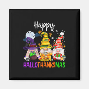 Imã Feliz de Ação de Graças dos Gnomos do Hallothanksm