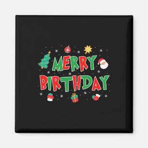 Imã Feliz de aniversário Feliz Natal Feliz Natal Natal