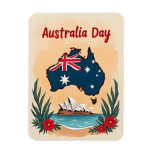 Ímã Feliz Dia da Austrália