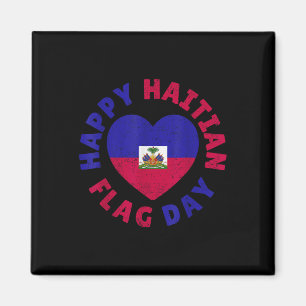 Imã Feliz Dia da Bandeira Haitiana Camisa da Bandeira