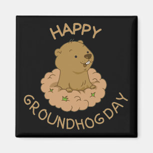 Imã Feliz Dia da Marmota