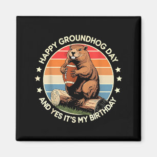 Imã Feliz Dia da Marmota de Futebol E Sim É Meu Aniver