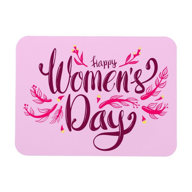 Ímã Feliz Dia da Mulher (Horizontal)