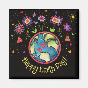 Imã "Feliz Dia da Terra"