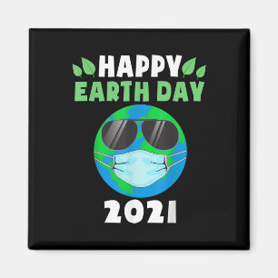 Imã Feliz Dia da Terra 2021 Crianças Engraçadas Vestin