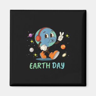 Imã Feliz Dia da Terra 2024 Crianças Engraçadas do Dia