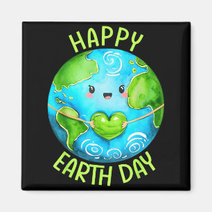 Imã Feliz Dia da Terra Crianças Lindas Dia da Terra Ho