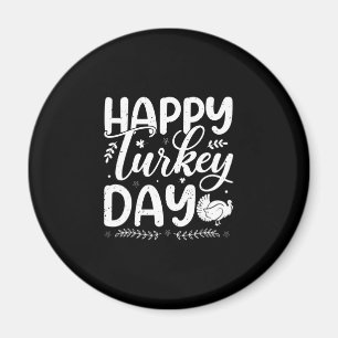 Imã "Feliz Dia da Turquia" Tipografia do outono