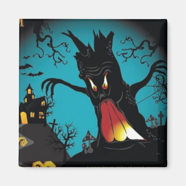 Imã Feliz Dia das Bruxas (Frente)