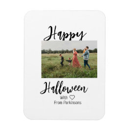 Ímã Feliz Dia das Bruxas adiciona o nome da família a 