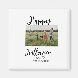 Imã Feliz Dia das Bruxas adiciona o nome da família a 