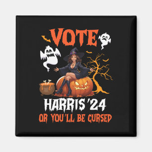 Imã Feliz Dia Das Bruxas Votar Harris 2024 Ou Você Ser