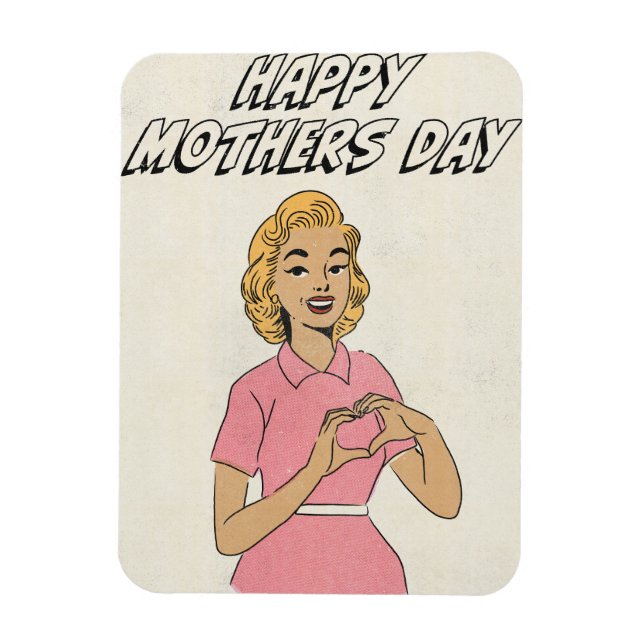 Ímã Feliz Dia das Mães Amor  (Vertical)