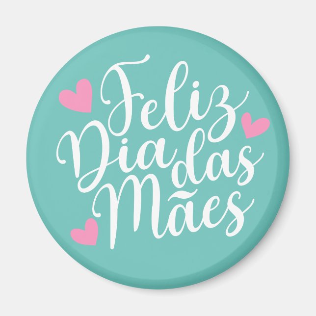 Imã Feliz Dia Das Mães Dia de as mães Feliz | Magnet (Frente)