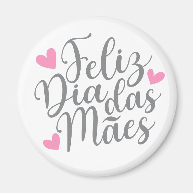 Imã Feliz Dia Das Mães Dia de as mães Feliz | Magnet (Frente)