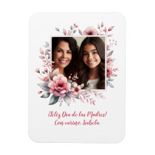 Ímã Feliz Dia das Mães Foto Personalizada Português