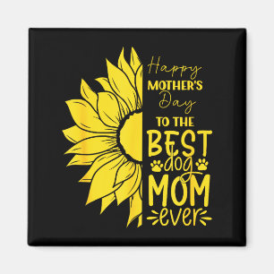 Imã Feliz dia das mães para a mãe cachorra sempre gira