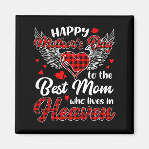Imã Feliz dia das mães xadrez para a mãe que mora em