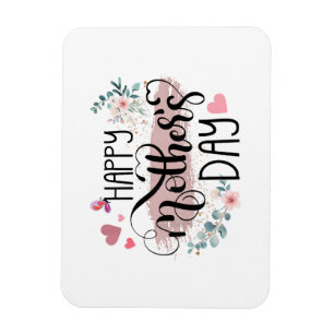 Ímã Feliz Dia de as mães 2025 - Floral cômoda para as