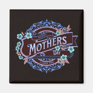Imã Feliz Dia de as mães Flores Vitorianas