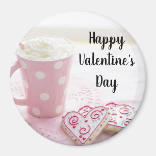 Imã Feliz dia de os namorados - Mídia de Presente Rosa