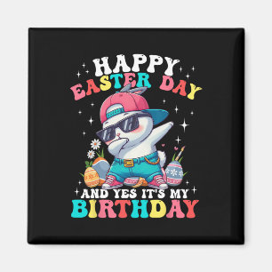 Imã Feliz Dia de Páscoa E Sim É Meu Aniversário Coelho