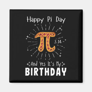 Imã Feliz Dia de Pi Teto Matemático Geek Aniversário L