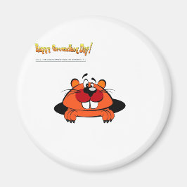 Imã Feliz Dia do Cachorro no Chão