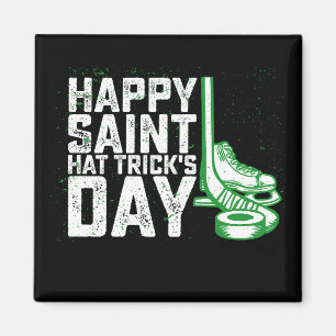 Imã Feliz Dia do Hat Trick do Santo Hóquei no Gelo de