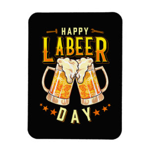 Ímã Feliz Dia do Labeer Funny Dia do Trabalho
