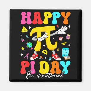 Imã Feliz Dia do Pi 3.14 Seja Irracional Fofa Matemáti