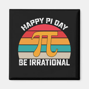 Imã Feliz Dia do Pi Seja Irracional Matemática Diverti