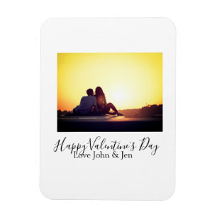 Ímã Feliz dia dos namorados amor adicionar nome foto s
