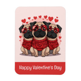 Ímã Feliz Dia dos Namorados Cachorros