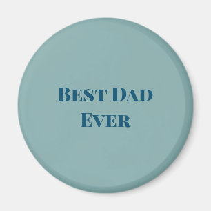 Imã Feliz dia dos pais azul melhor pai de todos adicio