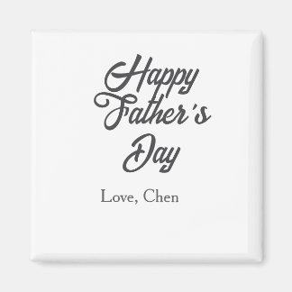 Imã Feliz dia dos pais nome cinza amor melhor papai de
