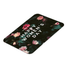 Feliz dia floral feminino