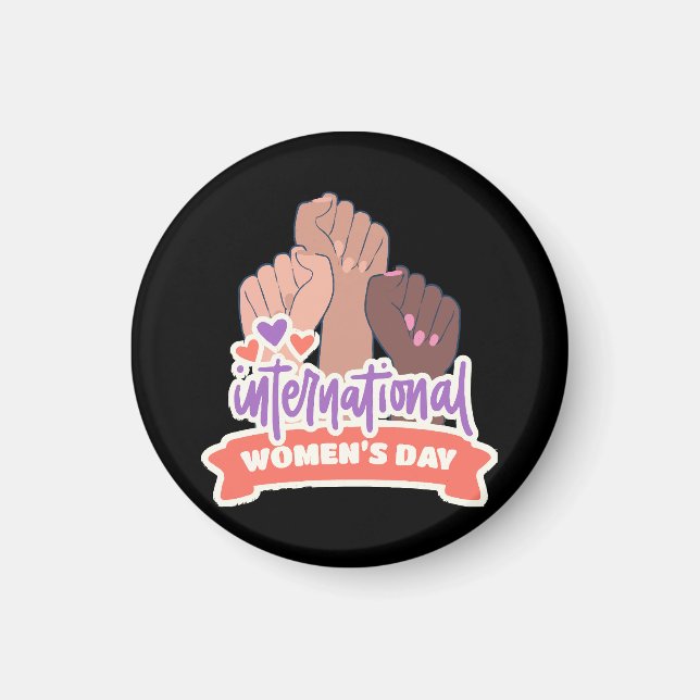 Imã Feliz Dia Internacional da Mulher (Frente)