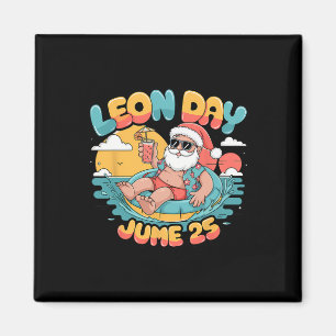 Imã Feliz Dia Leon Papais noeis Verão Mais 6 Meses Par